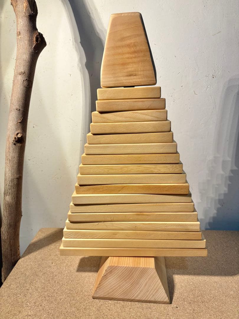 木製クリスマスツリー 約30cm