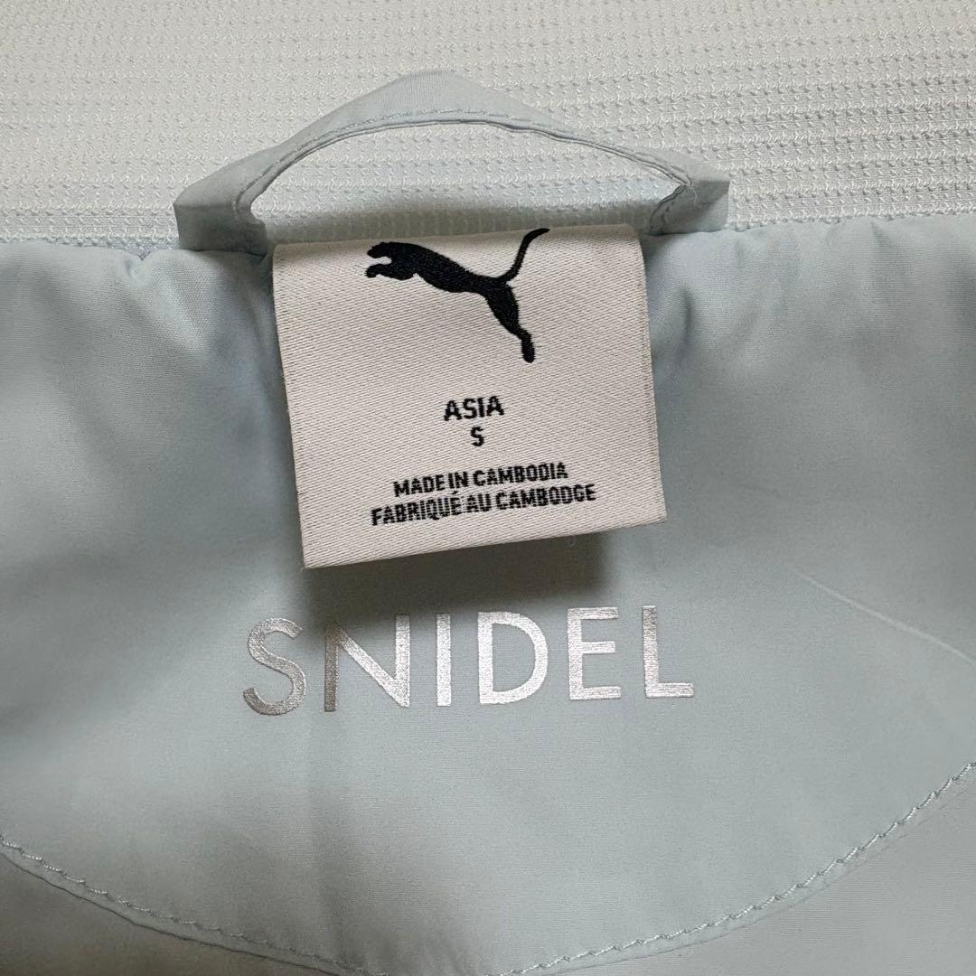 【SNIDEL×PUMA】中綿ショートブルゾン LBLU 水色