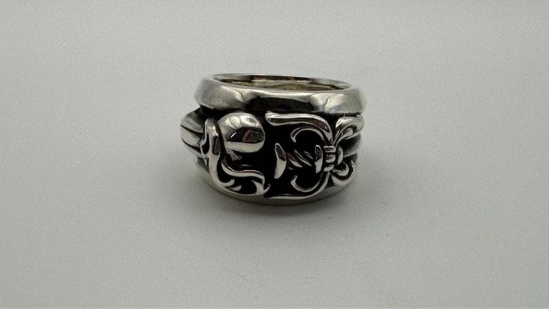 週末限定値下げ！ダガーハートデザインリング 16号