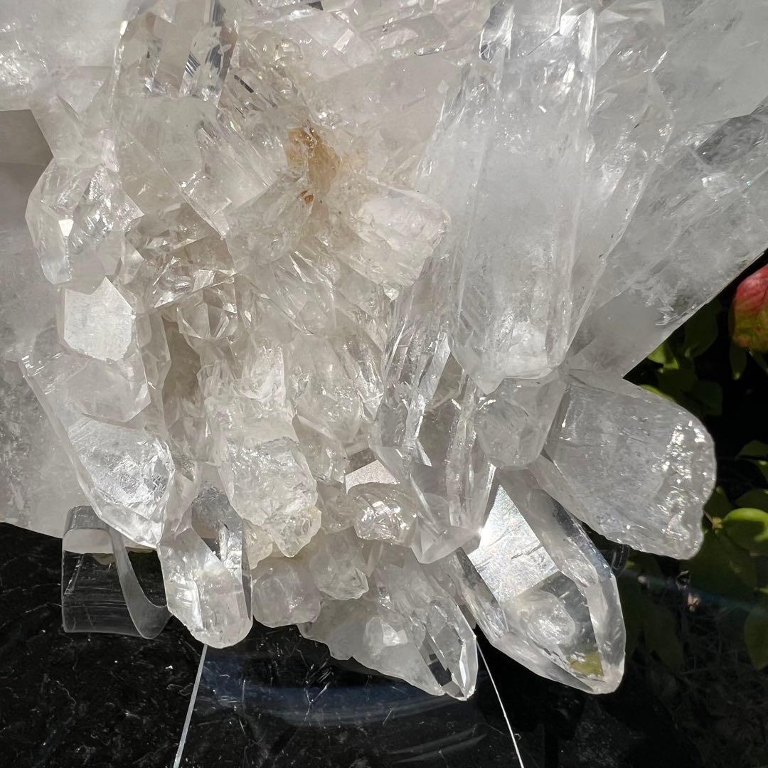 ✳️極煌美クラスター‼️極上に輝く美水晶✨レインボー 水晶クラスター 天然石 原石