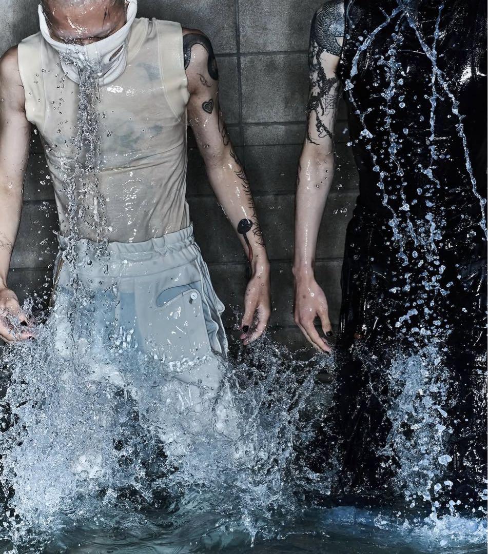 jian ye ブラウン カジュアルパンツ ポケット付き