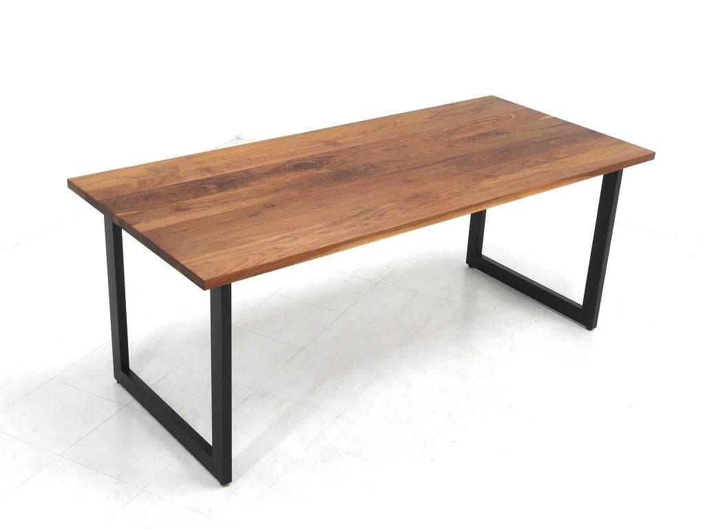 展示品　カーフ　ウォールナット　無垢材　ダイニングテーブル　北欧　モダン