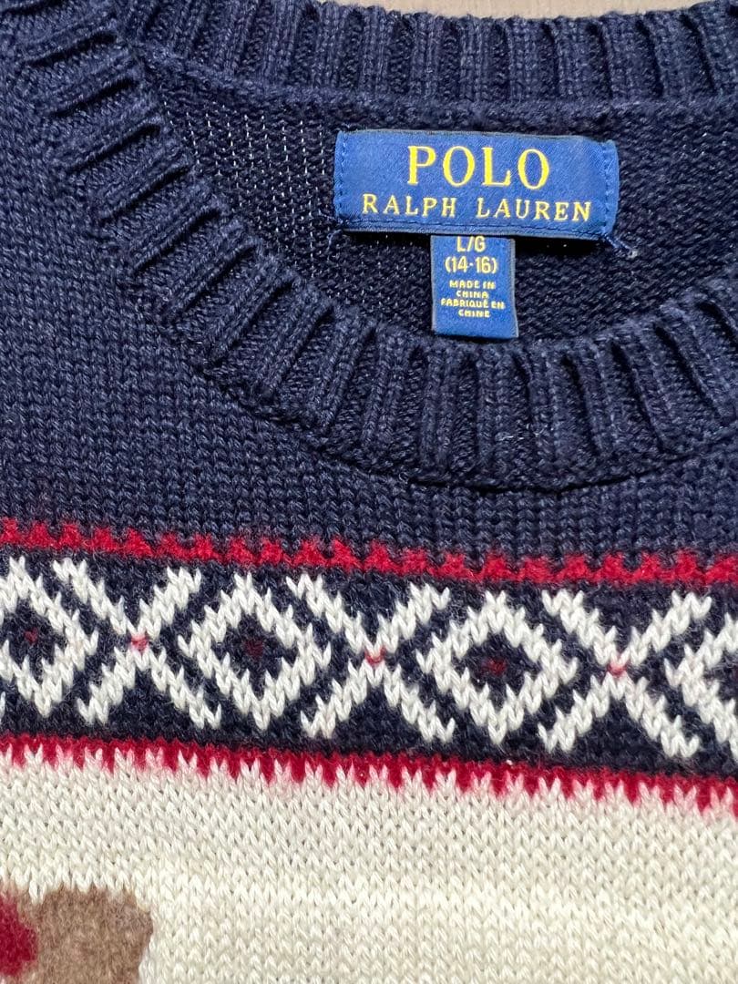 親子コーデ♡ラルフローレン♡ ポロベアセーター