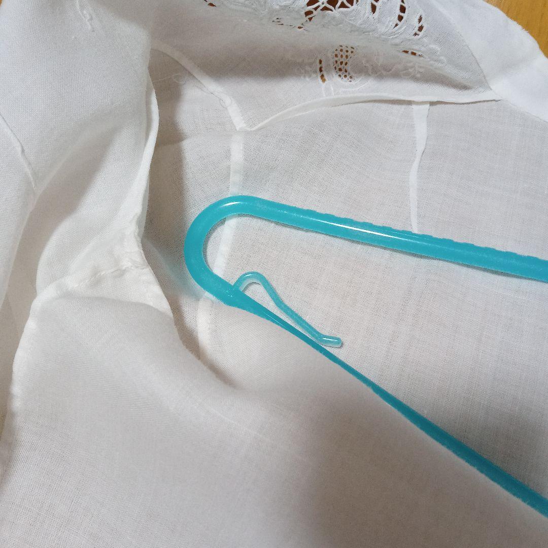 『美品！』水仙花DAFFODIL スワトウ手刺繍ブラウス　リネン100％　34