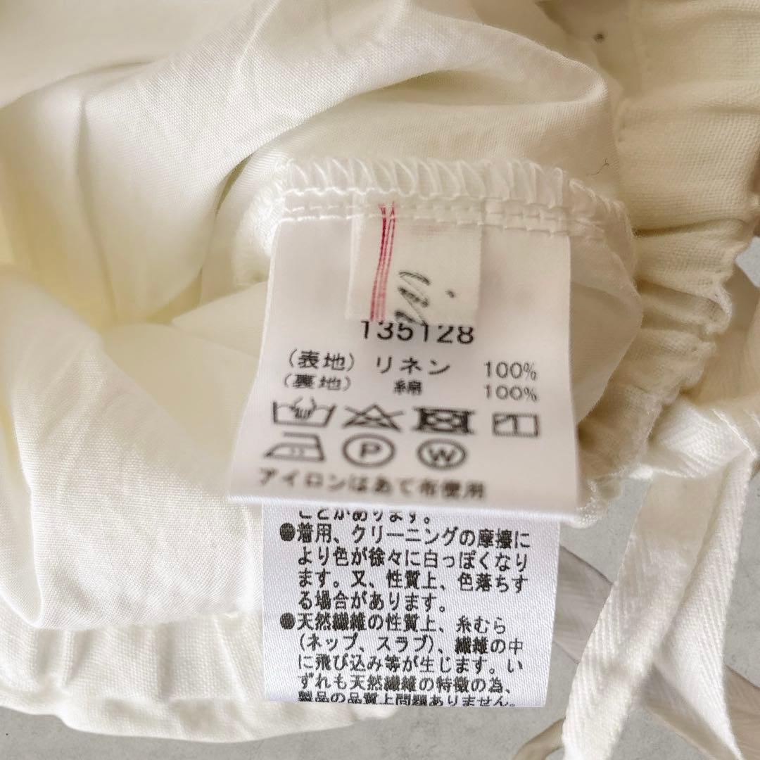 新品未使用✨ina(イナ) リネンソフトワッシャー タックスカート