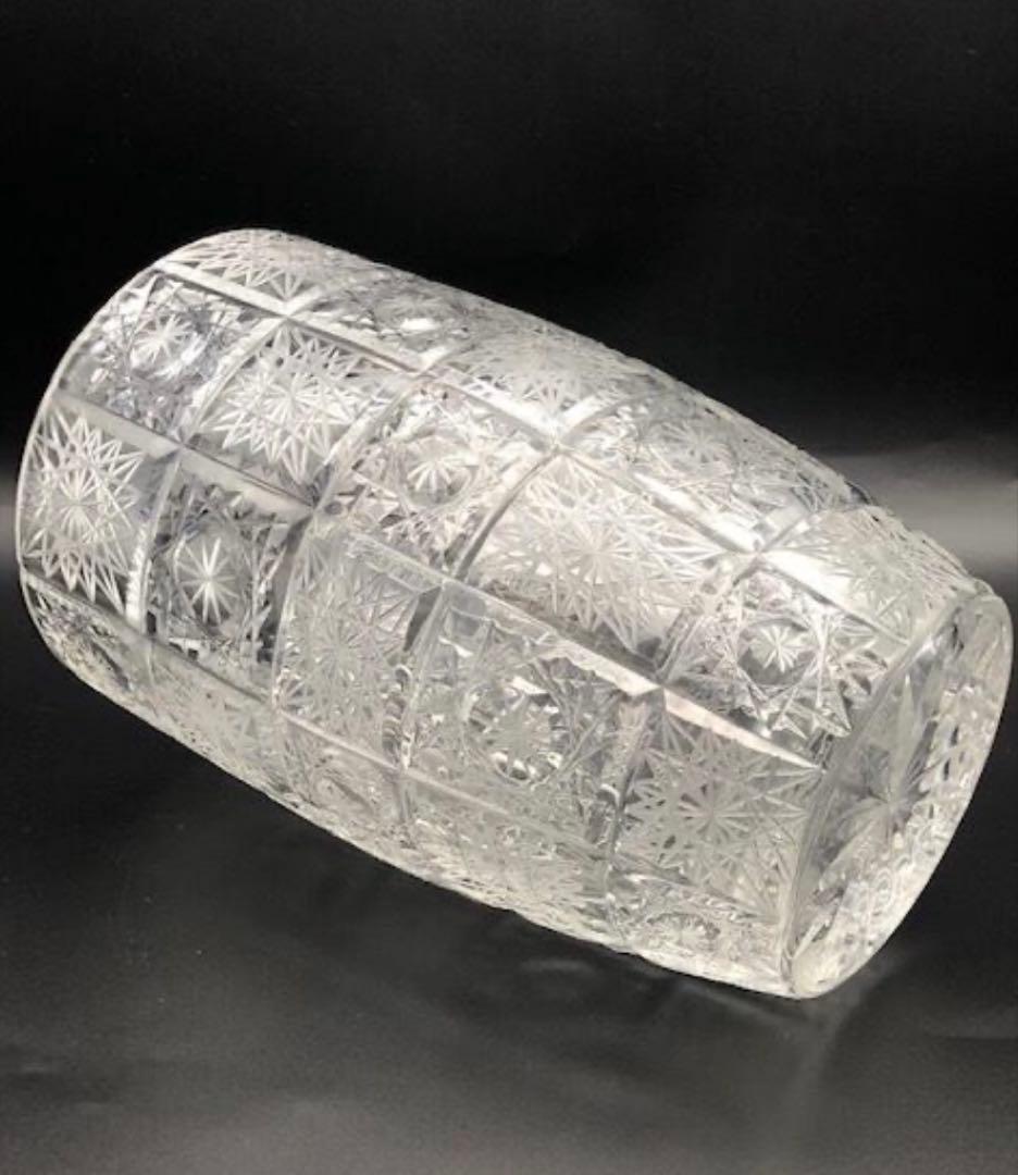 最高級・ボヘミアンガラスの花瓶