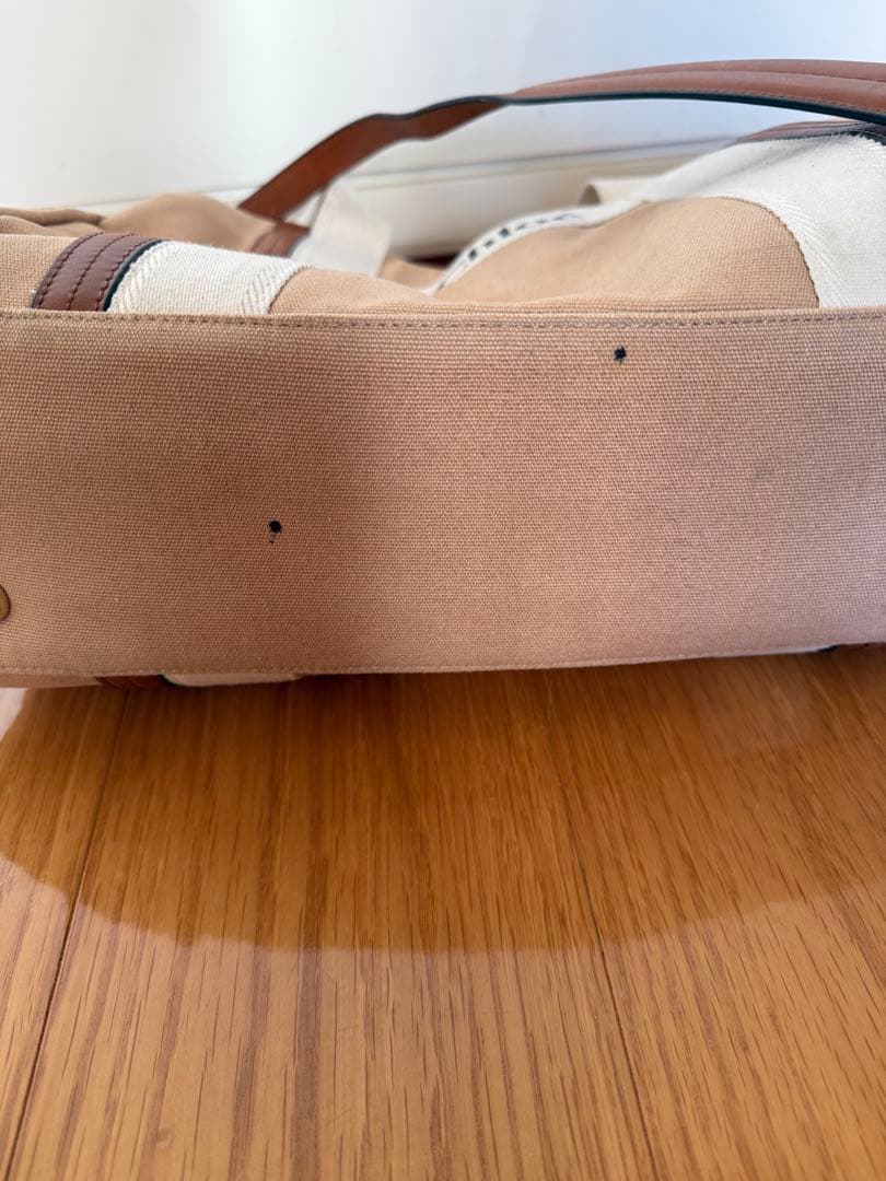 Chloé ベージュ キャンバス トートバッグ※付属品あり