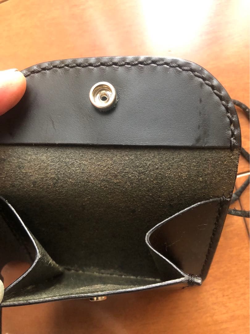 ビーズ屋公ちゃん サドルバタフライウォレット Bタイプ 黒　状態良好