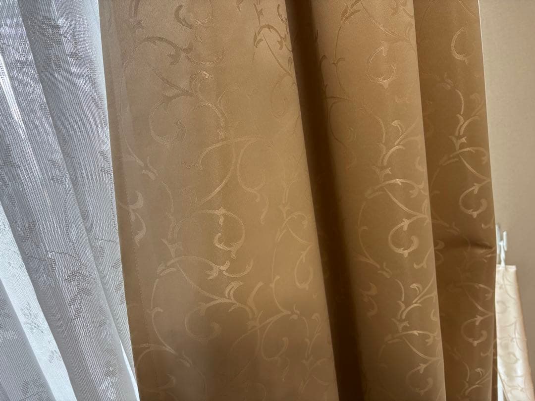 ◆美品◆カーテン✖️ゴールド【即発送】