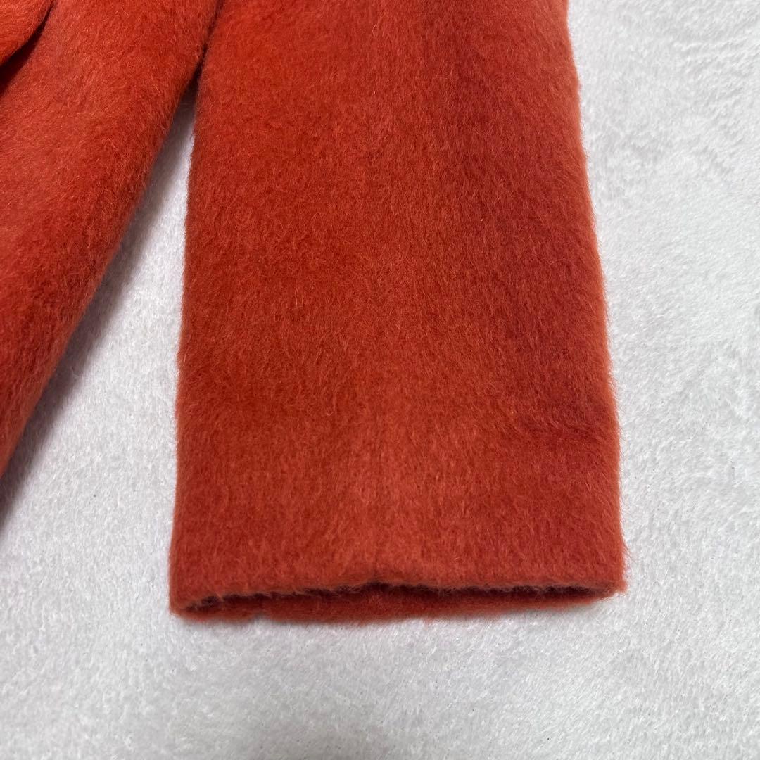 美品✨マックスマーラ✨ペニーブラック　モヘア 綺麗　ふんわりシャギーコート　42