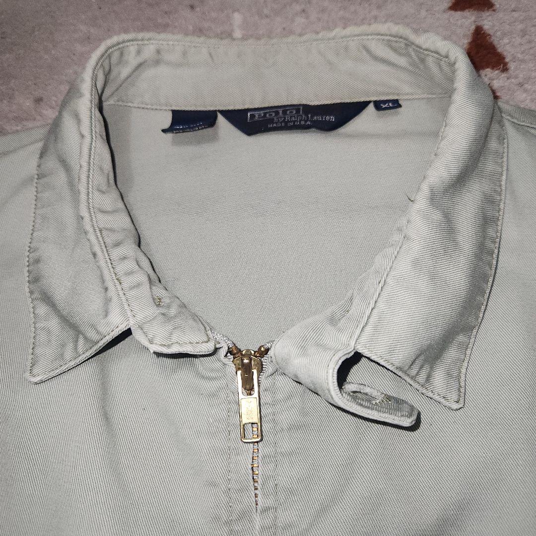 USA製 ラルフローレン スウィングトップ 薄いグリーングレー系 XL