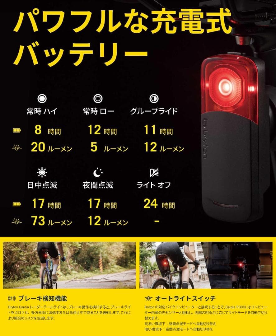 ブライトン Bryton Rider S500 Gardia R300Lセット✨