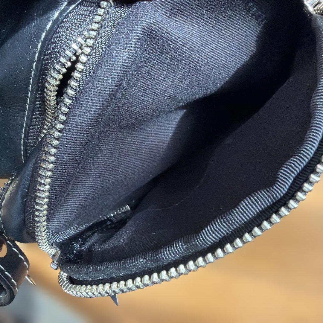 DEGNER レザー ホルスターバッグ　ボディバッグ 黒　美品