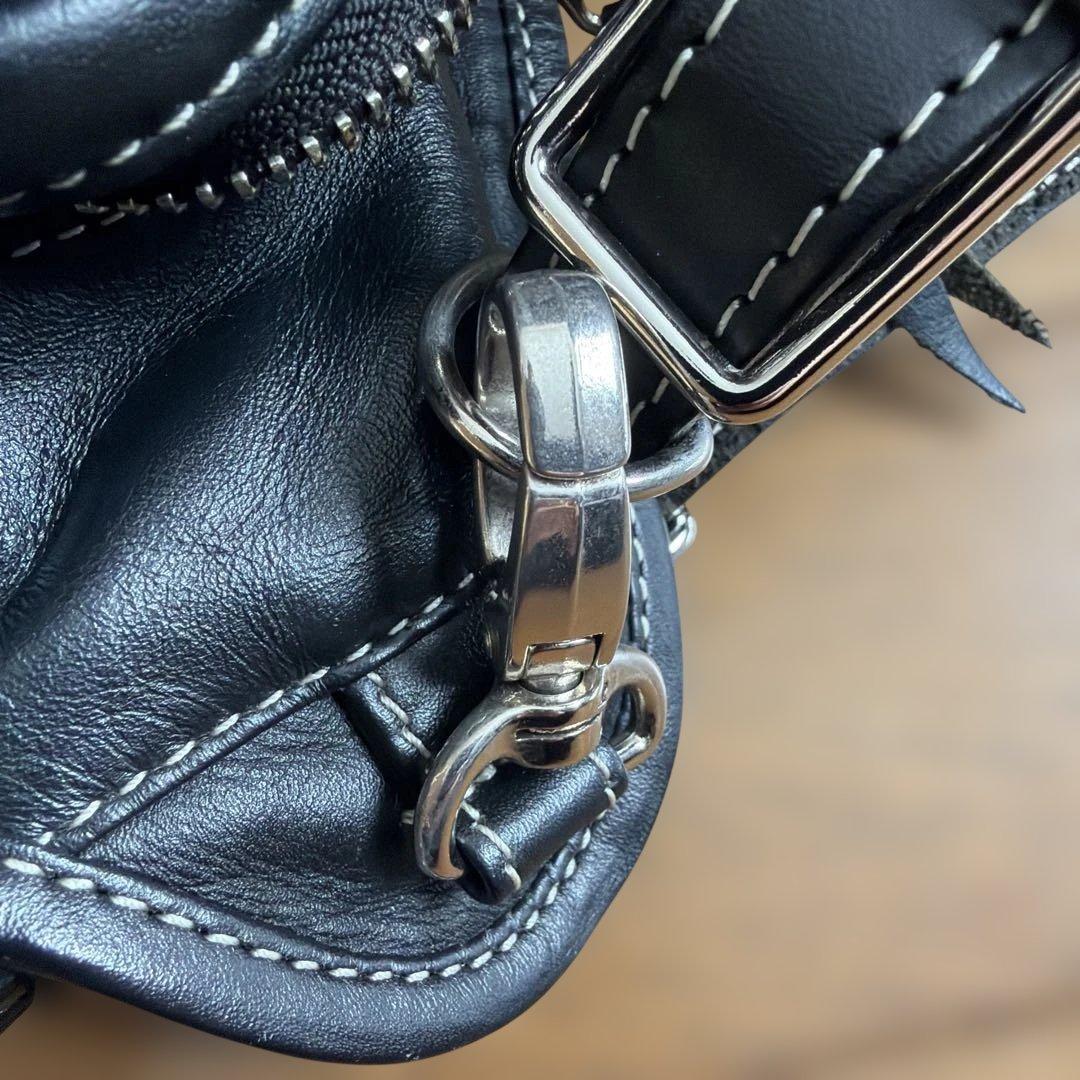 DEGNER レザー ホルスターバッグ　ボディバッグ 黒　美品