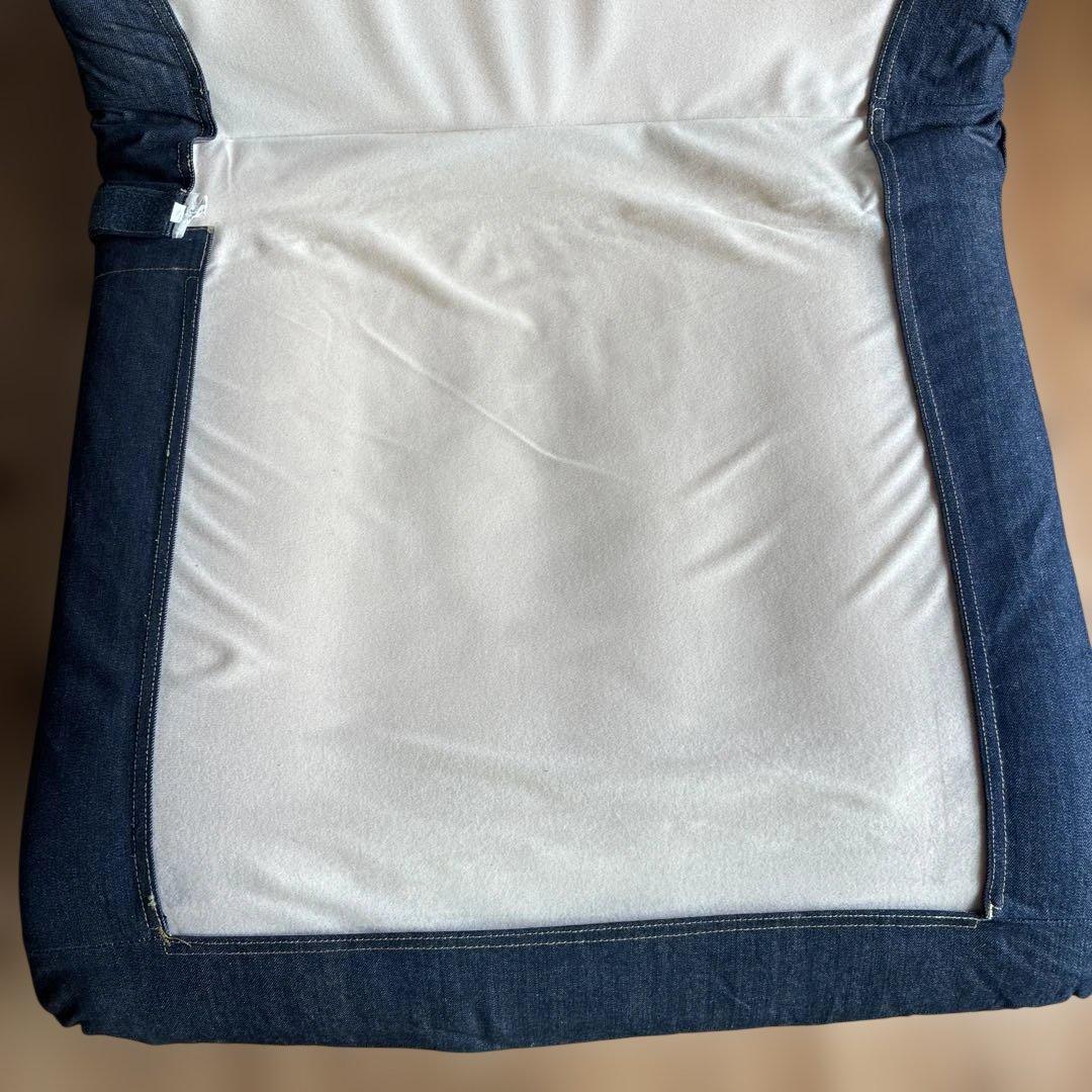 無印良品 ハイバックリクライニングソファ デニム