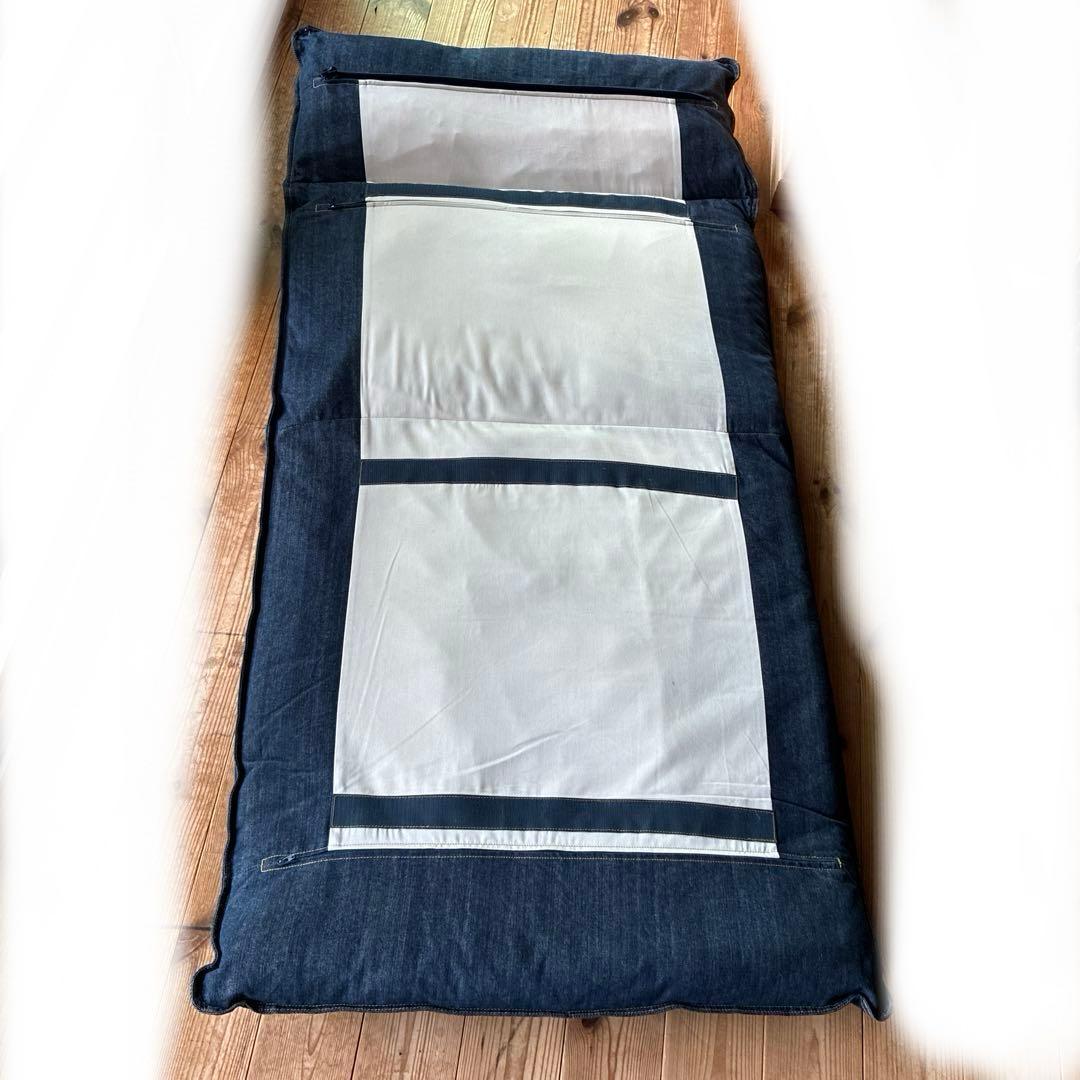 無印良品 ハイバックリクライニングソファ デニム