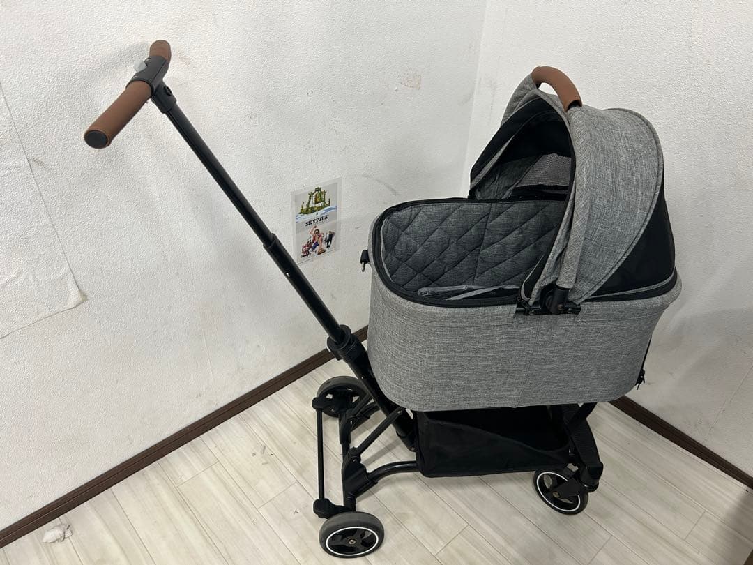 ID:7818 AIRBUGGY エアバギー ペットカート グレー