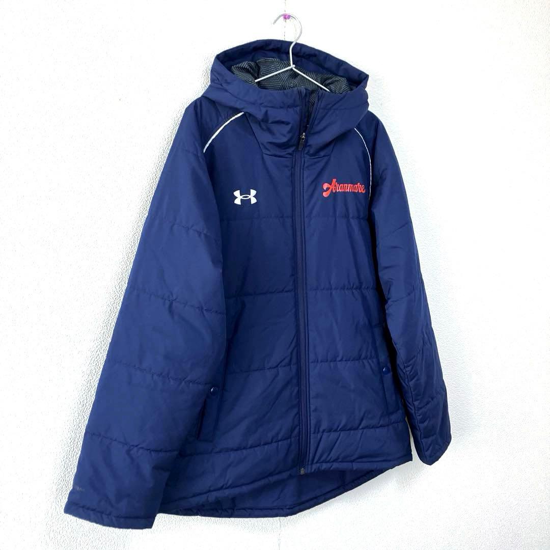 アンダーアーマー 【アランマーレ】インサーレティッドジャケット、ネイビー、L
