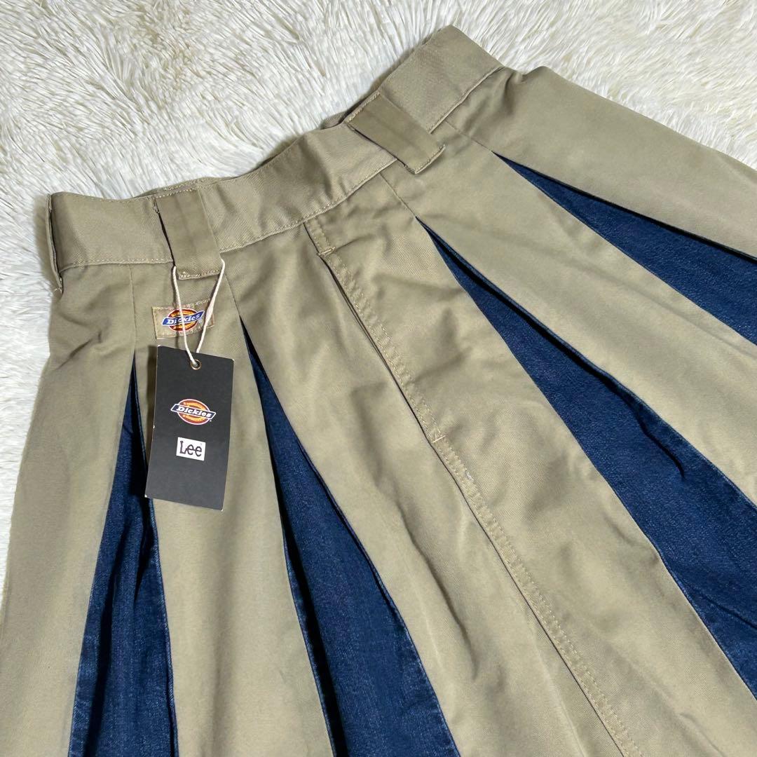 新品タグ付　Lee Dickies コラボ サーキュラースカート　デニム