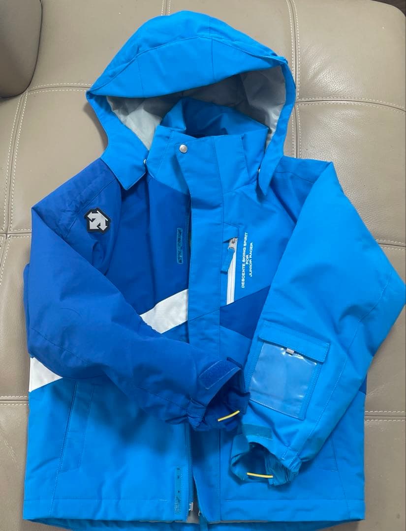 子ども用スキーウェア 青　140 デサント