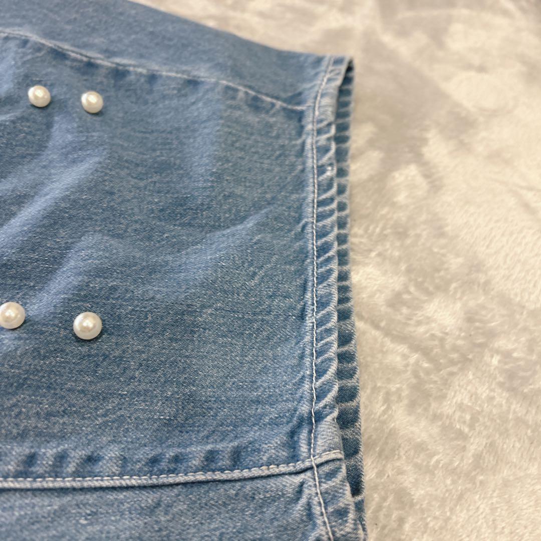 25SSSTUMBLY Curvy Denim w/Pearl カーヴィーデニム