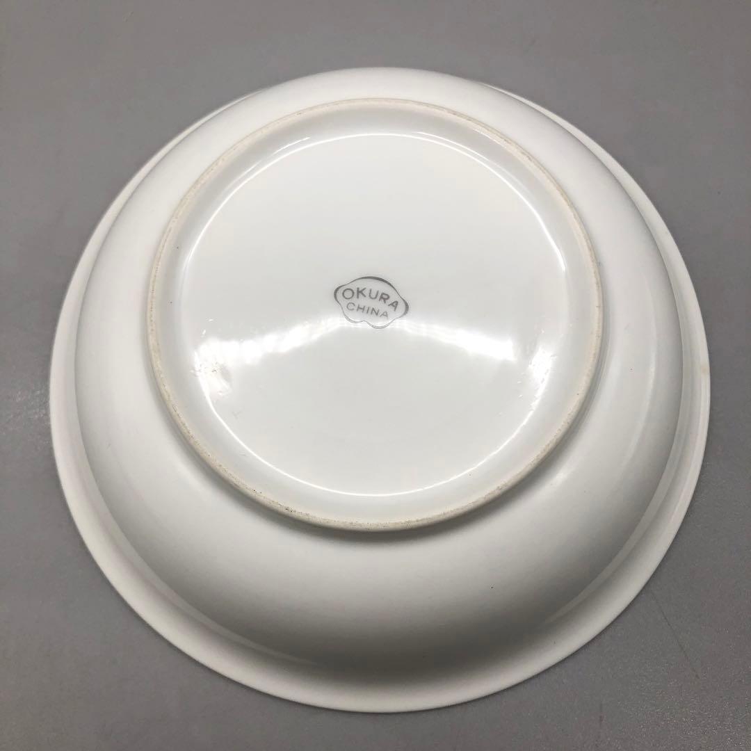 オークラ大倉陶園ゴールドラインイニシャルTカップソーサーボウル高台皿アンティーク