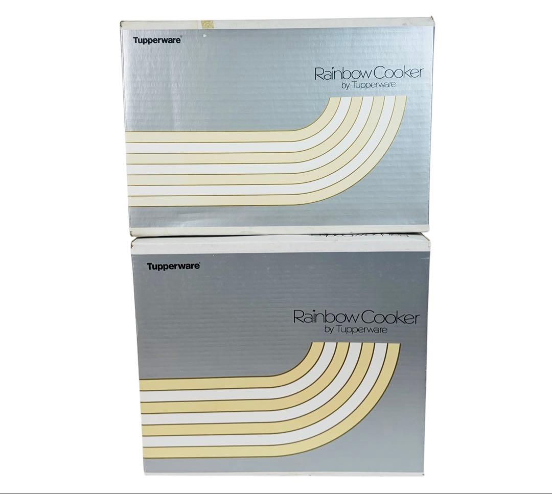 タッパーウェア レインボークッカー 26cm深鍋/21cm浅鍋 セット