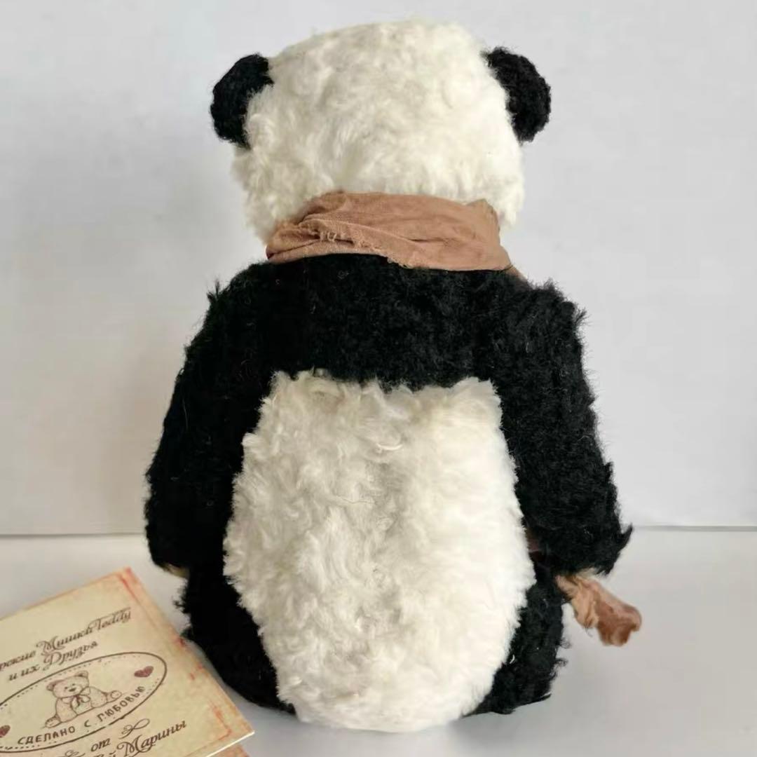 愛嬌があるパンダさん アーティストベア ロシア 海外作家様 ハンドメイド くま