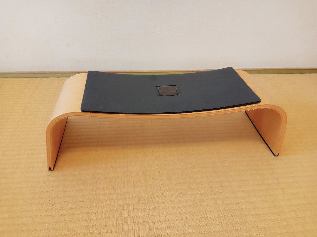 天然木製座椅子　正座や胡座も！