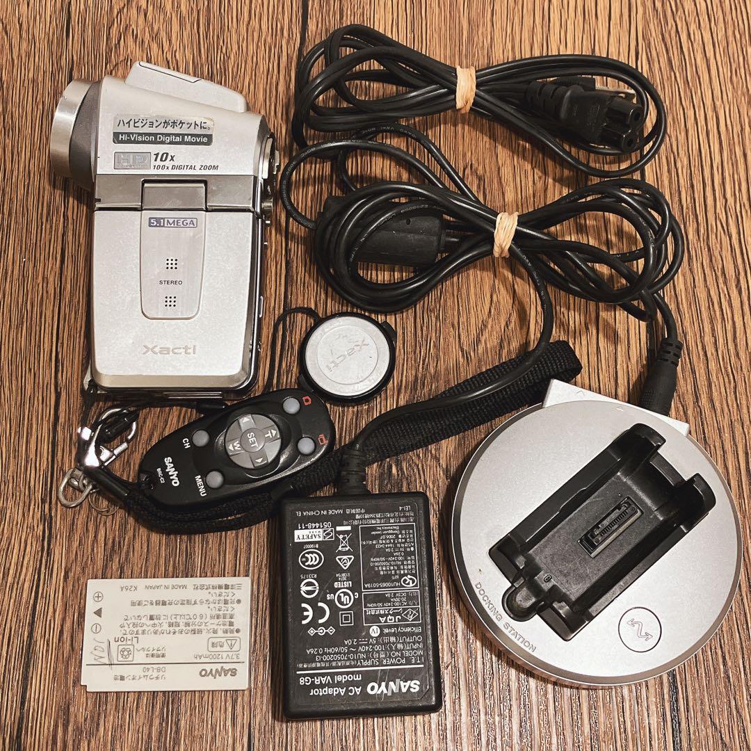 SANYO Xacti DMX-HD1A(S) デジタルムービーカメラ　動作品