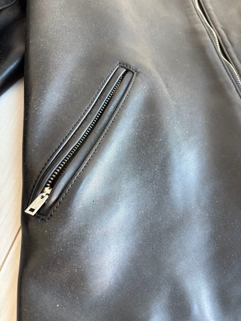 O.C STYLE ジャケット　シングルライダース　黒　XL 希少