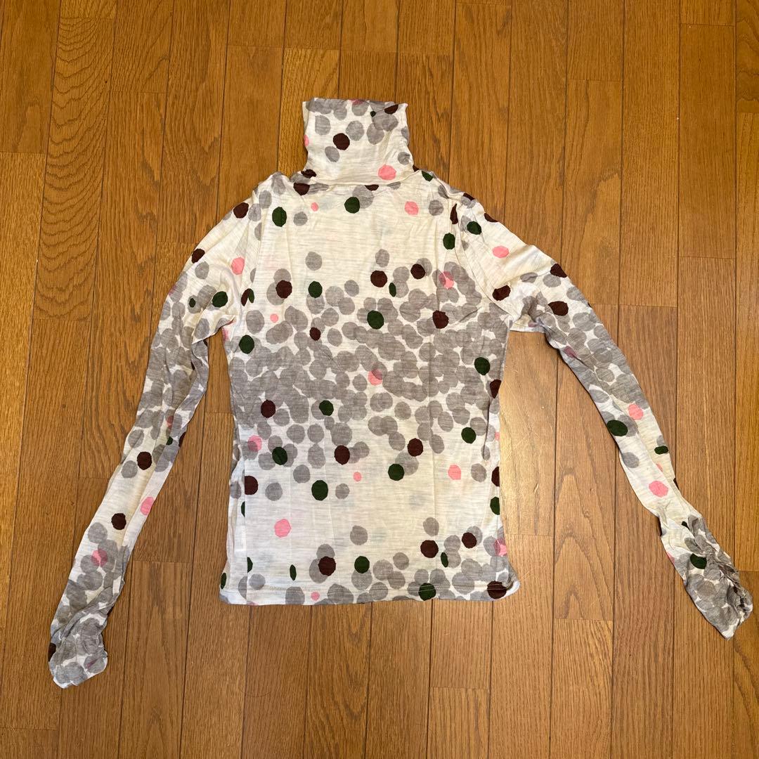 ミナペルホネン薄手ニットハイネックタートルネック