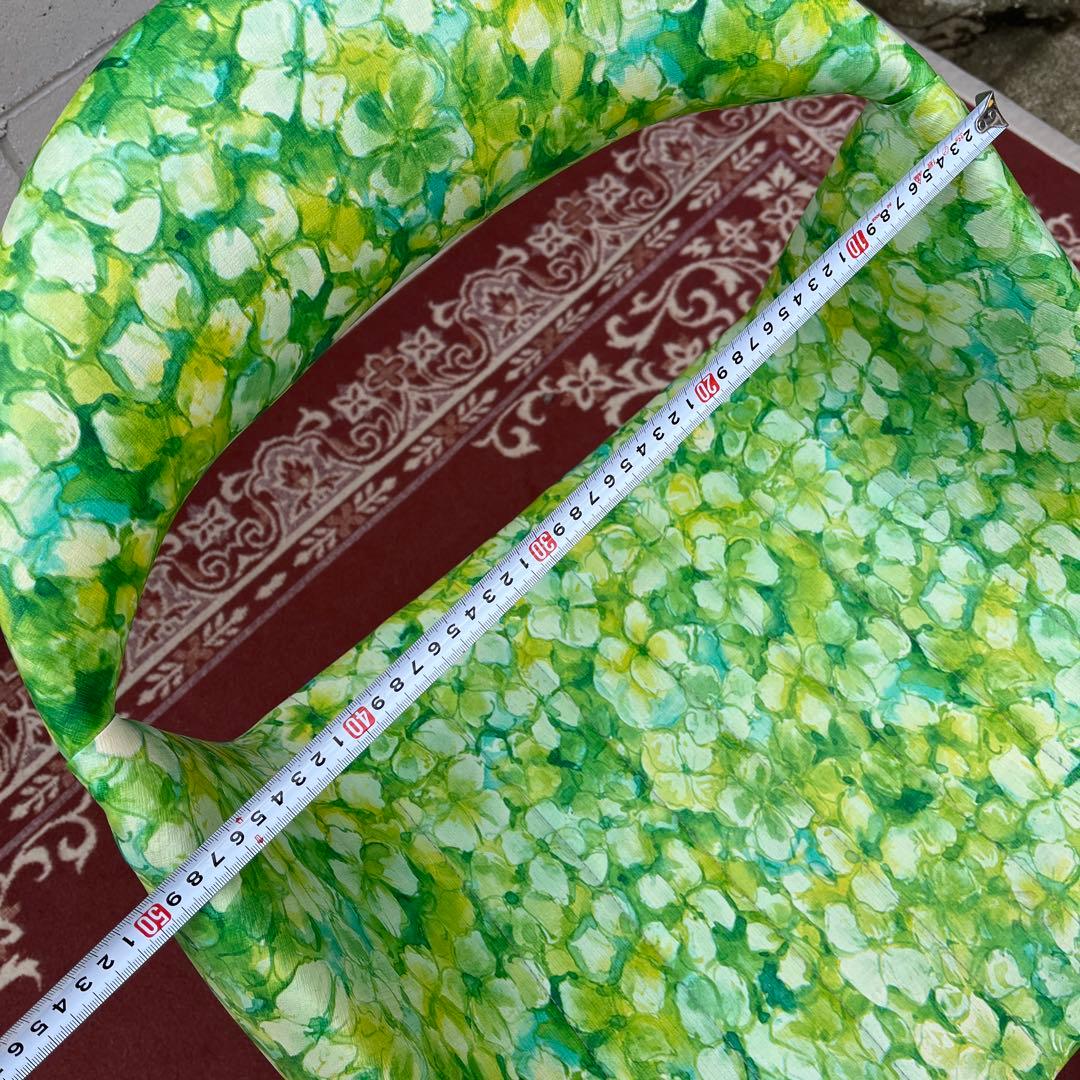 当時物レトロビンテージ品◾️花柄 総柄デザイン チェア 椅子 イス B