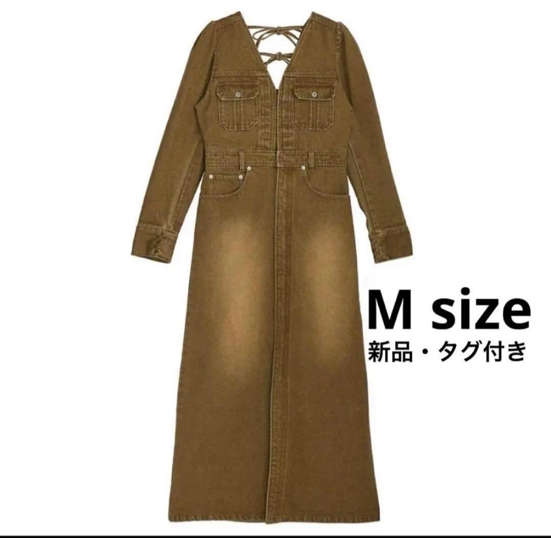 最終価格　新品AMERI ADORABLE BACK RIBBON DENIM