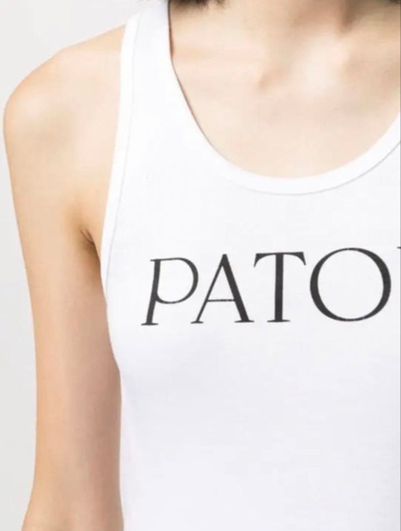 PATOU タンクトップ　ホワイト　XS ラスト1点です！