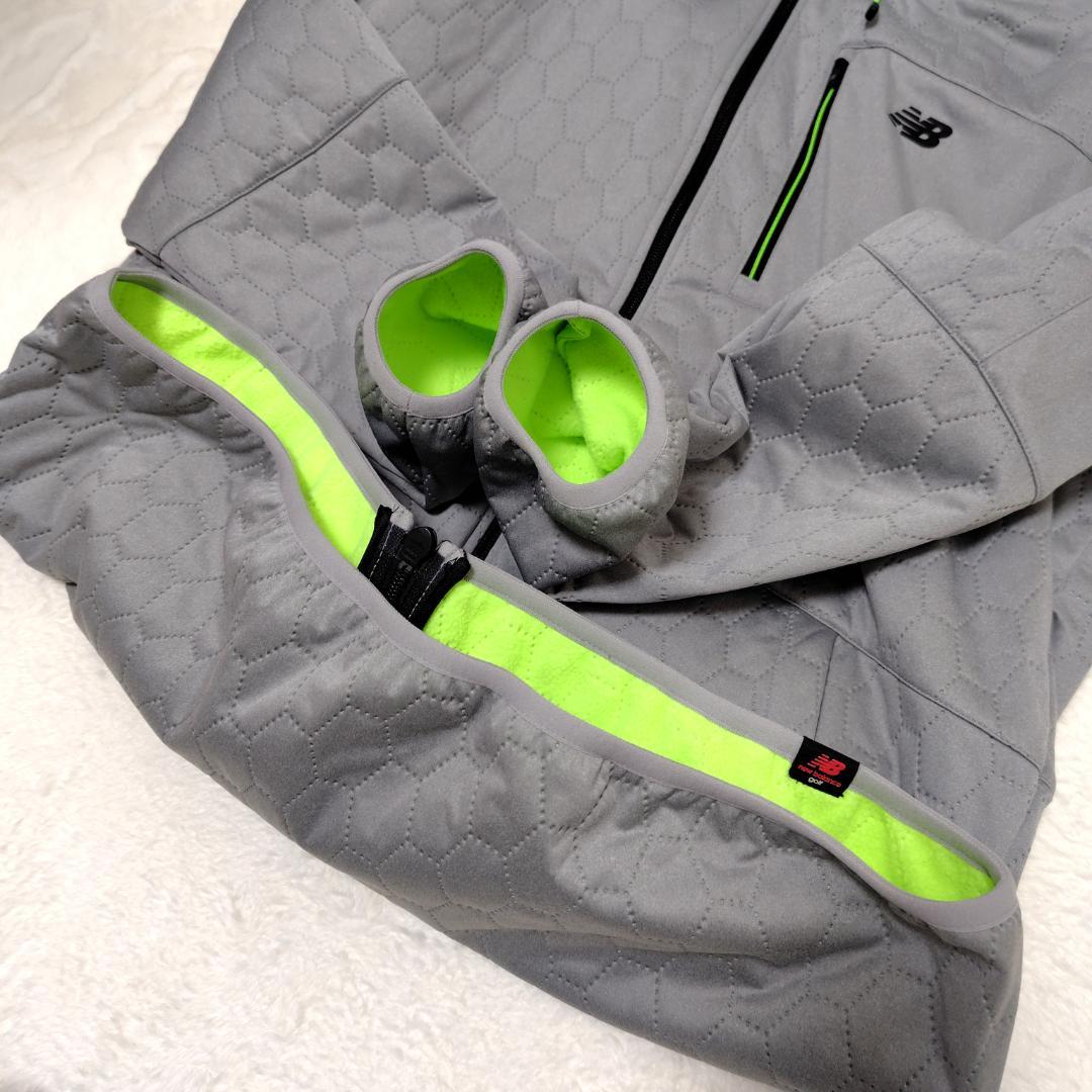 美品　New Balance　キルトジャケット　フルジップ　ハニカム　ゴルフ