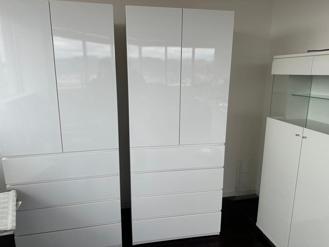 美品 ニトリ ブレザータンス ポルテD 80BC 幅80cm ワードローブ①