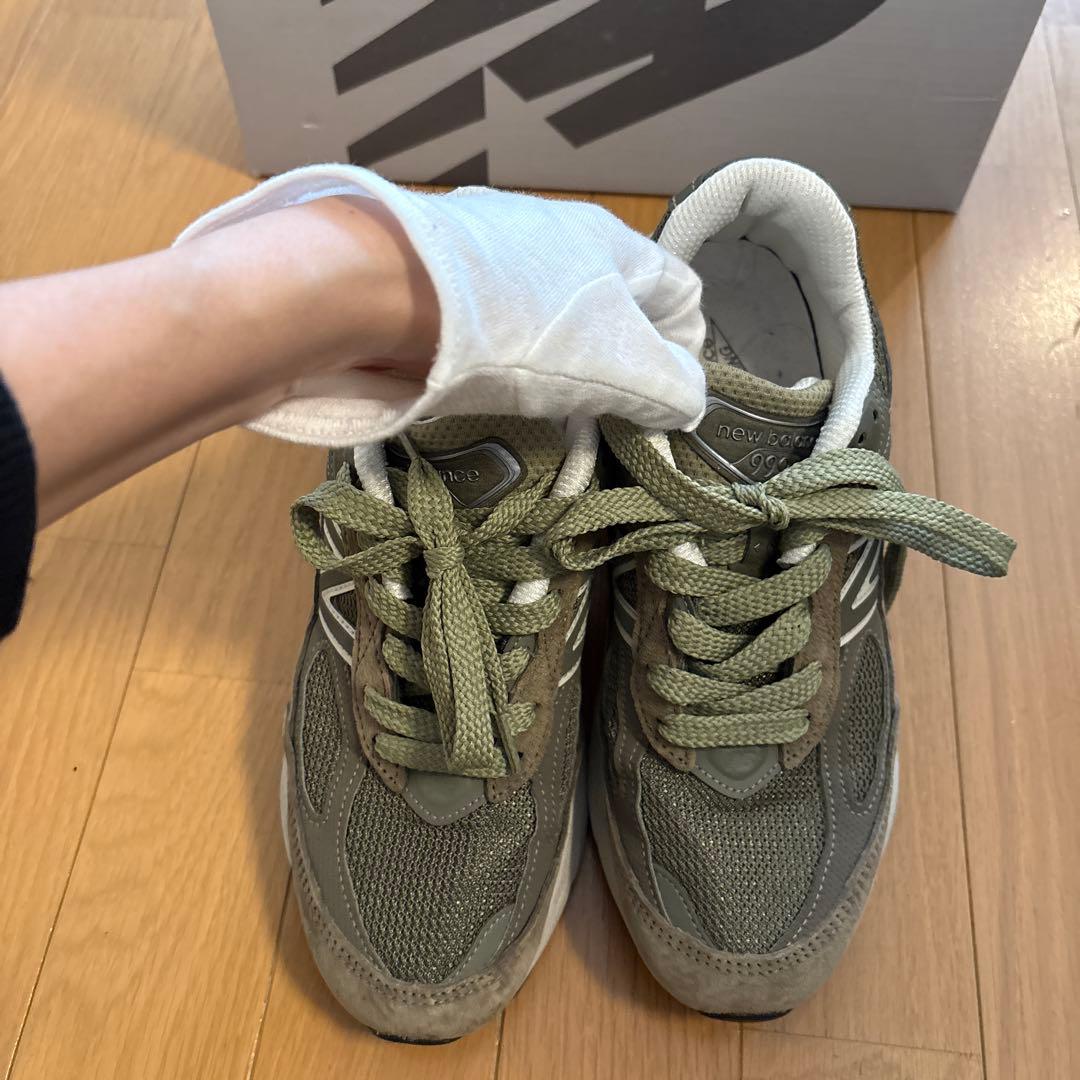 ⭐️タイムセール⭐️New Balance 990 カーキmade in USA
