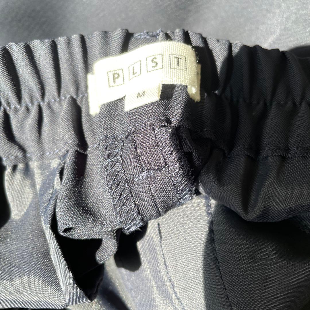 PLST ネイビー パンツスーツ 上下セット