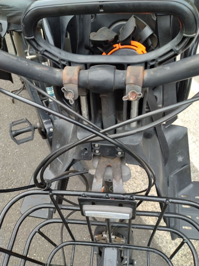 ヤマハ　PAS Babby 電動アシスト自転車 チャイルドシート付き ブラック