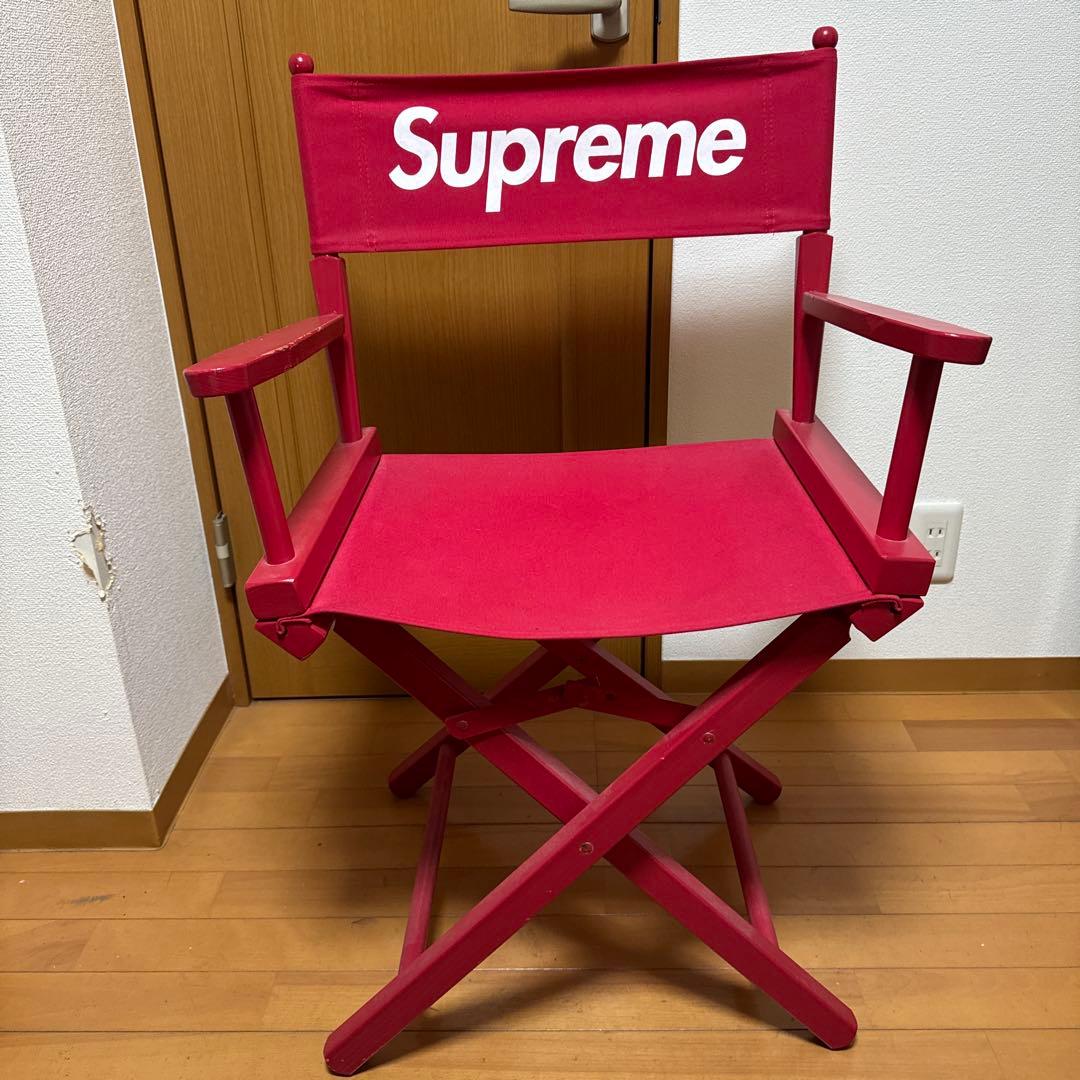 Supreme 赤 ディレクターズチェア