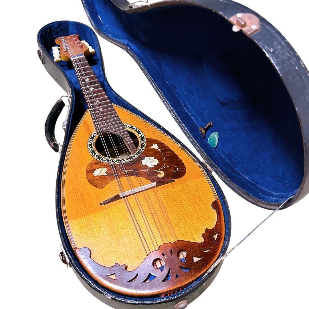 国島 マンドリン No.105 1961年製 希少 【国産職人製・温かみある音色