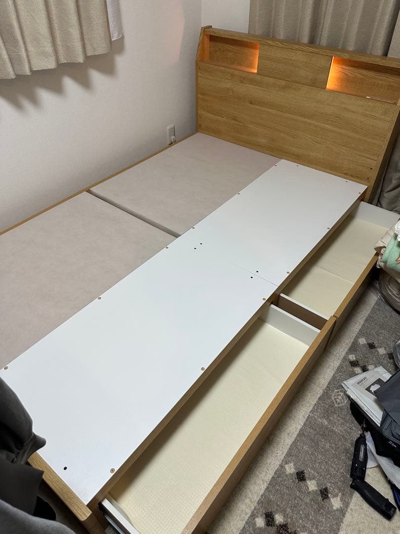 た*ん様 【7/10迄に取りに来ていただける方限定】ニトリ　ベットフレーム　セミ