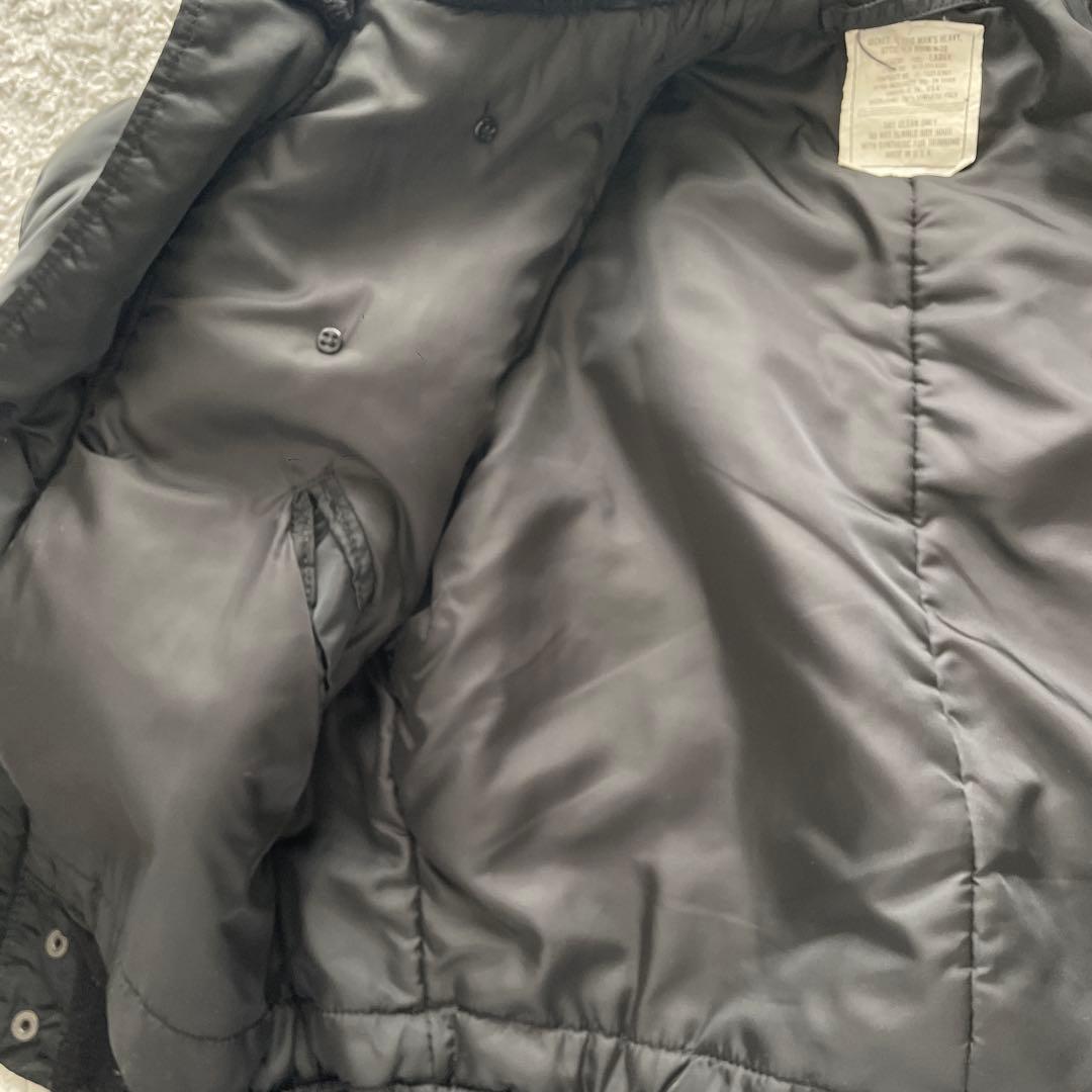 ALPHA USA製 N-2Bフライトジャケット 80s 90s ブラック 短丈