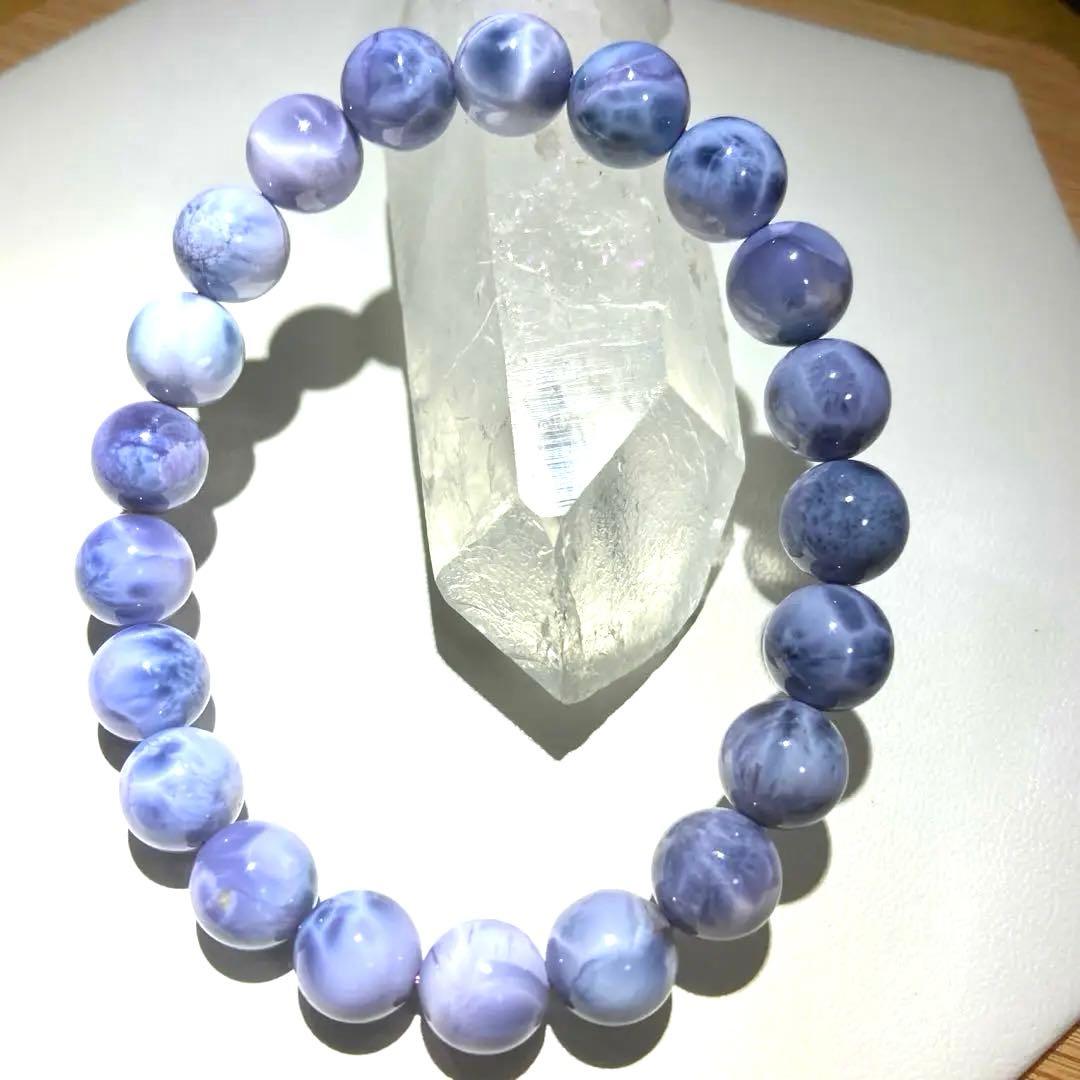 お値下げ‼️鑑定済‼️最高品質　パープルラリマーブレスレット