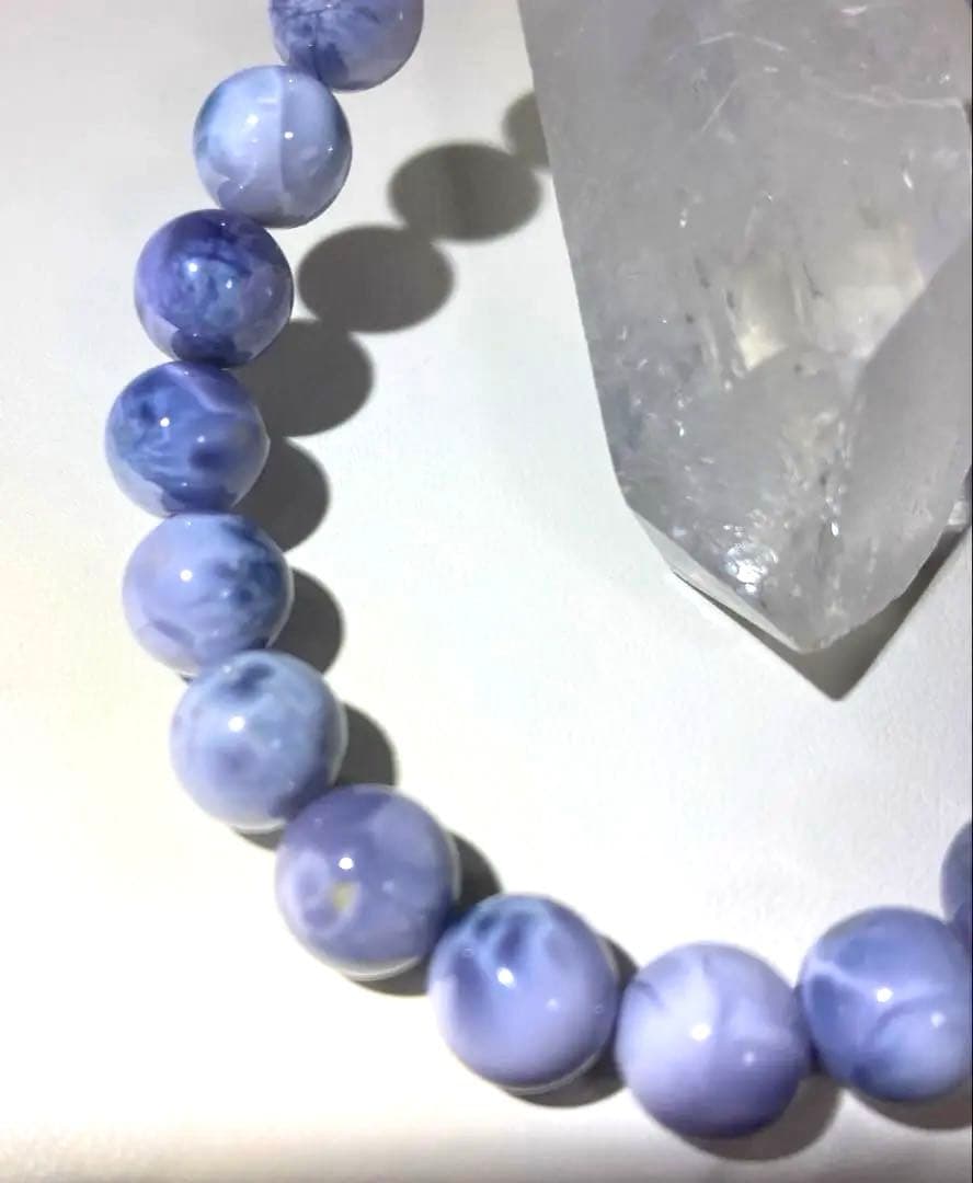 お値下げ‼️鑑定済‼️最高品質　パープルラリマーブレスレット