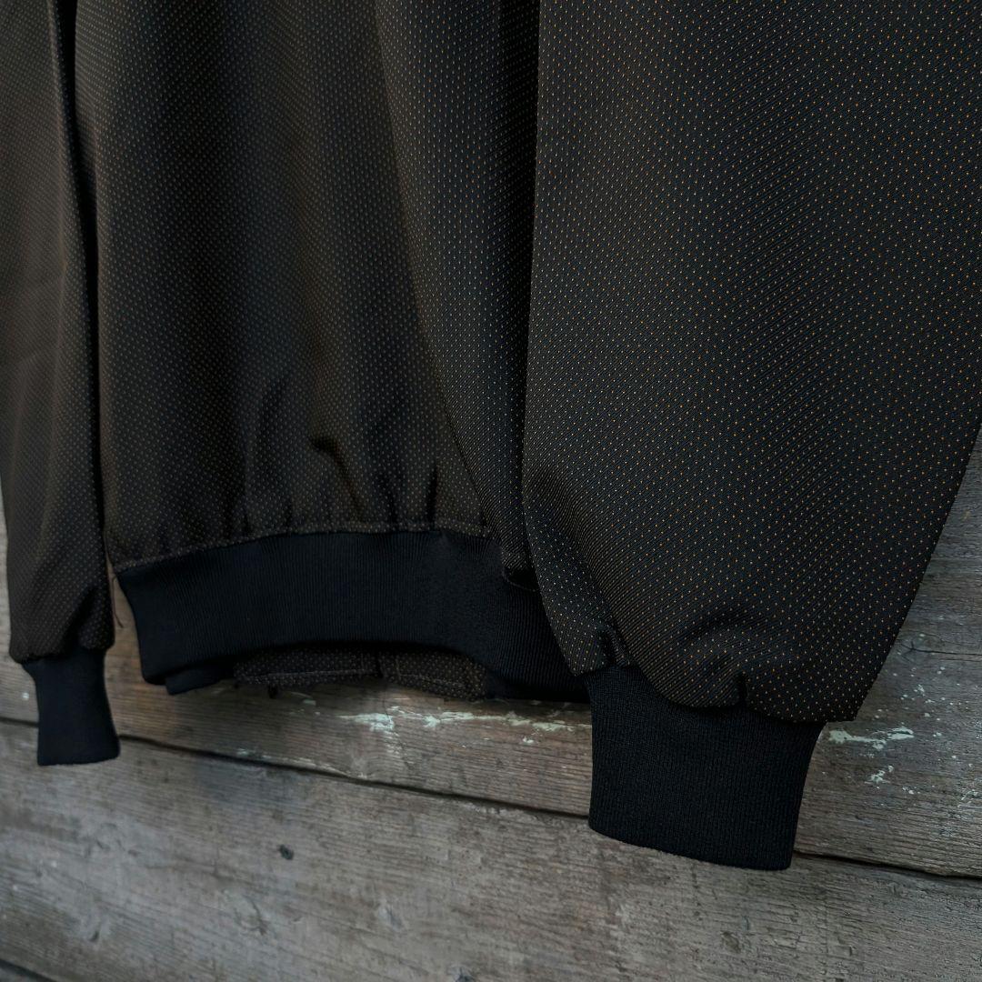 70s　ヴィンテージ　スポーツジャケット　水玉　ギャバ　レーヨン　総柄　レトロ