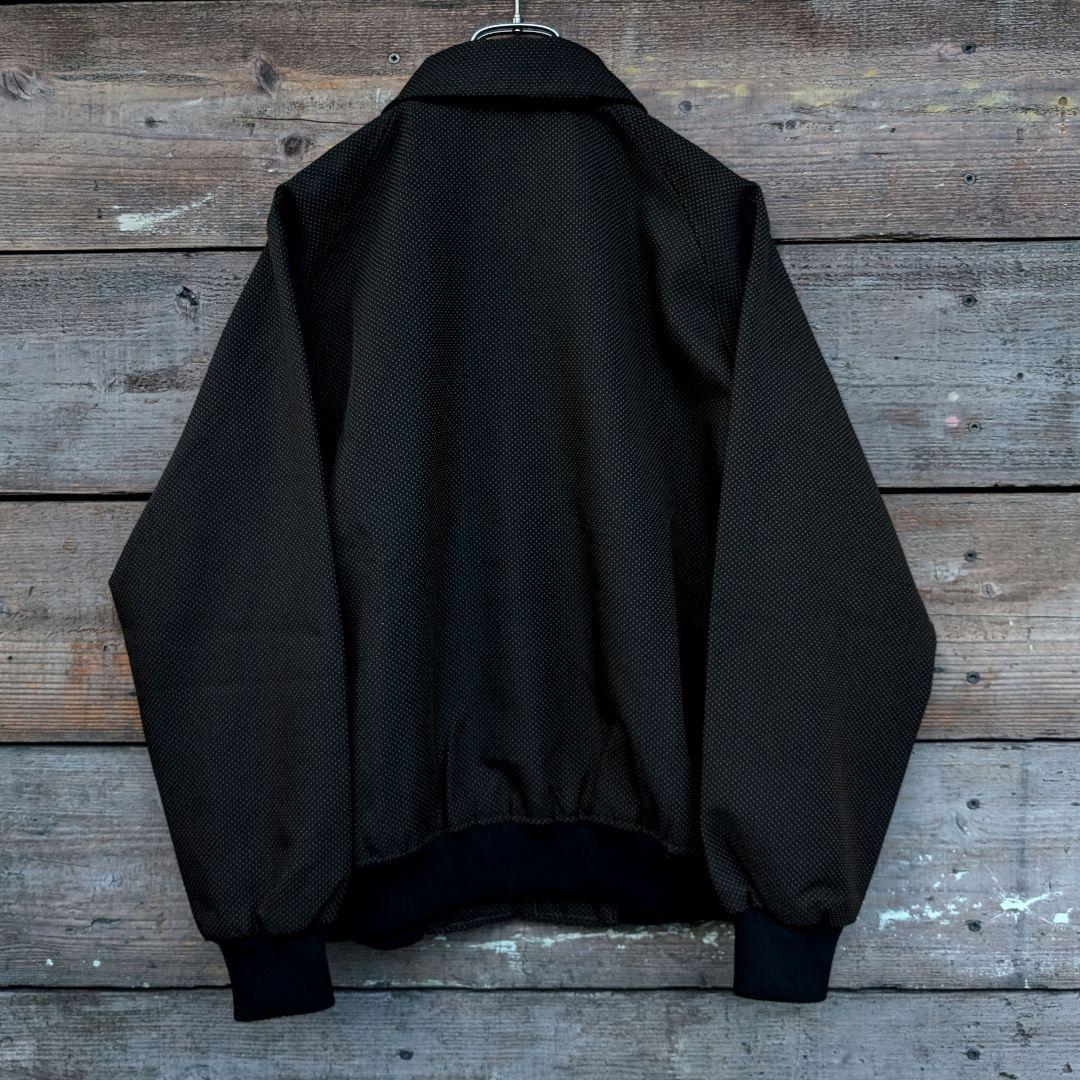 70s　ヴィンテージ　スポーツジャケット　水玉　ギャバ　レーヨン　総柄　レトロ