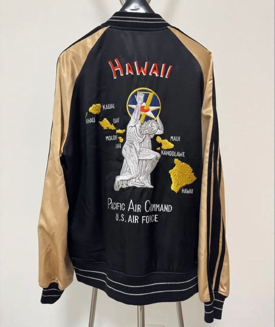 美品★pherrow's フェローズ　スカジャン　別珍　リバーシブル　XL