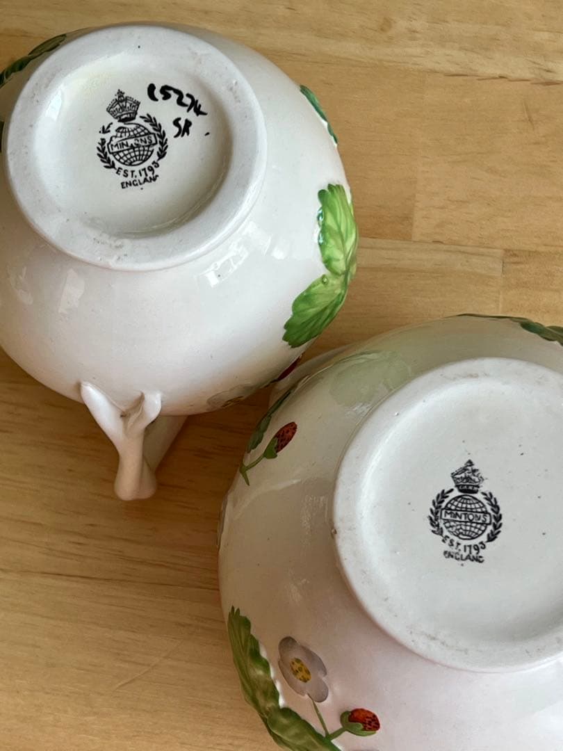 ミントン　ヴィクトリアストロベリー シュガー&クリーマー　